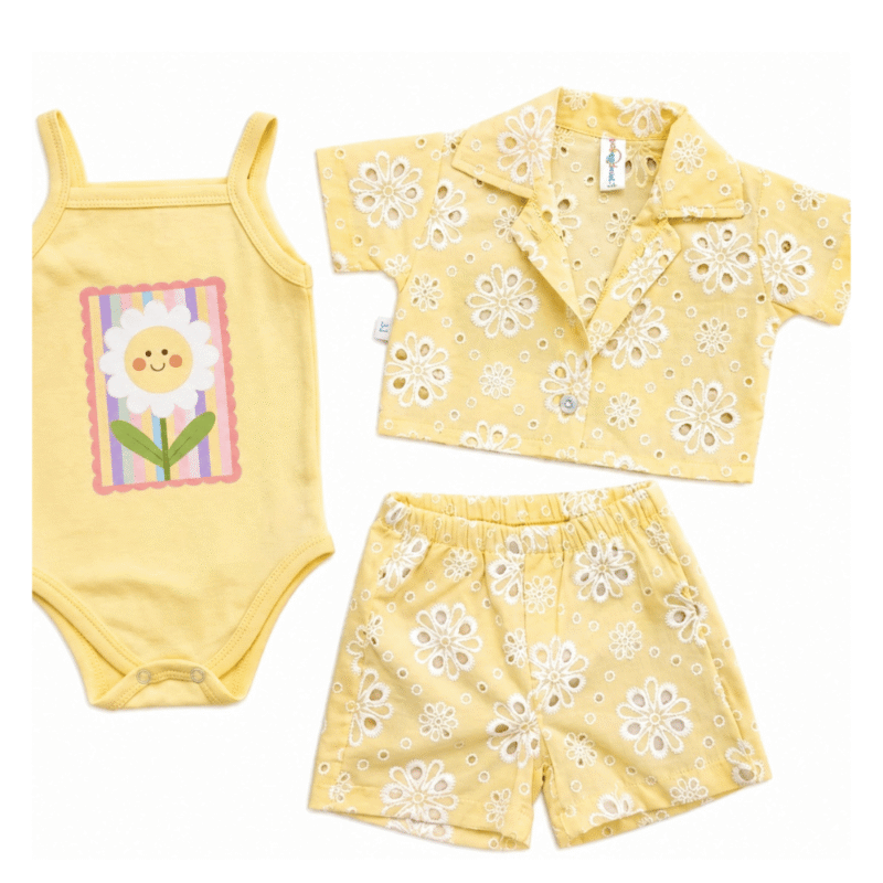 Conjunto floreado