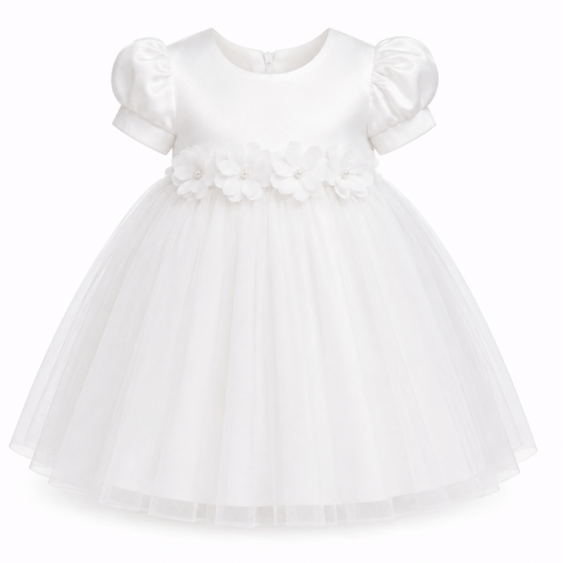 Vestido de Bautizo Flores
