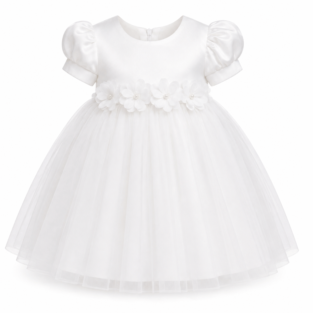 Vestido de Bautizo Flores
