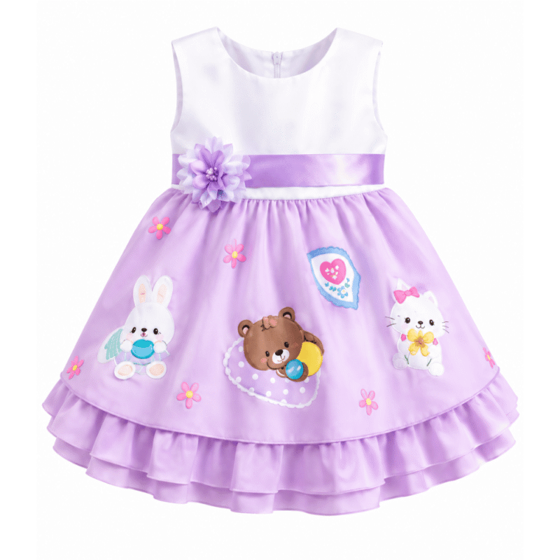 Vestido Conejito lila